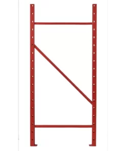 Husky 3-Tier Heavy Duty Industrial Welded Steel Garage Storage Shelving Unit in Red (65 in. W x 54 in. H x 24 in. D) -Deals Hand Tools Zone Store red husky freestanding shelving units hbr652454w3 r fa 1000