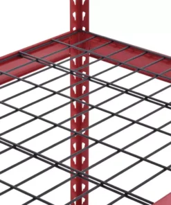 Husky 5-Tier Heavy Duty Boltless Steel Garage Storage Shelving Unit in Red (48 in. W x 78 in. H x 24 in. D) -Deals Hand Tools Zone Store red husky freestanding shelving units n2r482478w5r 76 1000