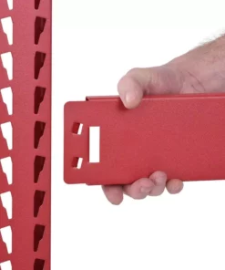 Husky 4-Tier Industrial Duty Steel Freestanding Garage Storage Shelving Unit in Red (77 in. W x 78 in. H x 24 in. D) -Deals Hand Tools Zone Store red husky freestanding shelving units n2w772478w4r 4f 1000