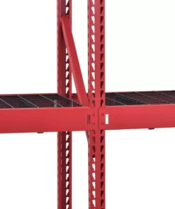 Husky 4-Tier Industrial Duty Steel Freestanding Garage Storage Shelving Unit in Red (77 in. W x 78 in. H x 24 in. D) -Deals Hand Tools Zone Store red husky freestanding shelving units n2w772478w4r 66 1000