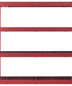 Husky 4-Tier Industrial Duty Steel Freestanding Garage Storage Shelving Unit in Red (77 in. W x 78 in. H x 24 in. D) -Deals Hand Tools Zone Store red husky freestanding shelving units n2w772478w4r 77 1000