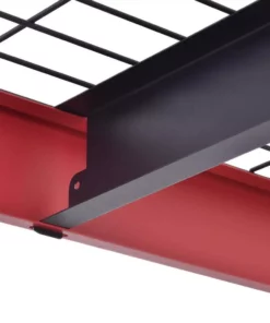 Husky 4-Tier Industrial Duty Steel Freestanding Garage Storage Shelving Unit in Red (77 in. W x 78 in. H x 24 in. D) -Deals Hand Tools Zone Store red husky freestanding shelving units n2w772478w4r fa 1000