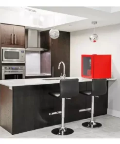 Husky 1.5 Cu. ft. 40-Can Glass Door Freestanding Countertop Quiet Mini Fridge with Reversible Door without Freezer (Red) -Deals Hand Tools Zone Store red husky mini fridges osfg010 rm 44 1000