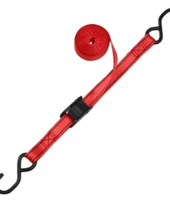Husky 10 ft. x 1 in. Cam Buckle Tie-Down (Red) Straps with S Hook (4-Pack) -Deals Hand Tools Zone Store reds pinks husky cam buckle lashing straps fh0898t 66 1000