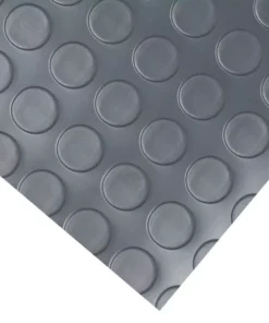 Husky 7.5 ft. x 17 ft. Coin Grey Universal Flooring -Deals Hand Tools Zone Store slate grey husky garage flooring rolls hk70cn717sgrhd 1d 1000