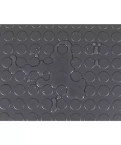 Husky 7.5 ft. x 17 ft. Coin Grey Universal Flooring -Deals Hand Tools Zone Store slate grey husky garage flooring rolls hk70cn717sgrhd 1f 1000