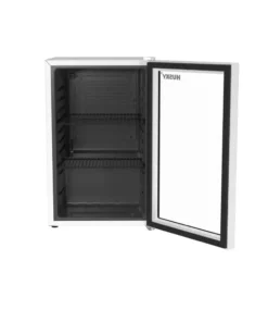 Husky 2.4 Cu. ft. 60-Can Freestanding Beverage Cooler Countertop Mini Fridge with Glass Door without Freezer (White) -Deals Hand Tools Zone Store white husky beverage wine combos osfg018 wl 1f 1000