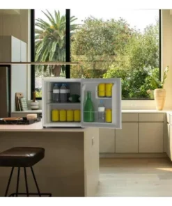 Husky 1.5 Cu. ft. 40-Can Solid Door Freestanding Countertop Quiet Mini Fridge with Reversible Door without Freezer (White) -Deals Hand Tools Zone Store white husky mini fridges osfs009 wm 31 1000