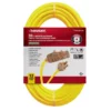 Husky 50 ft. 12/3 Lighted Triple Tap Extension Cord -Deals Hand Tools Zone Store yellow husky general purpose cords 76050hy 64 1000