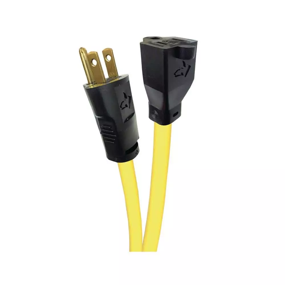 Husky 25 ft. 12/3 Extension Cord, Yellow 3 Husky 25 ft. 12/3 Extension Cord, Yellow