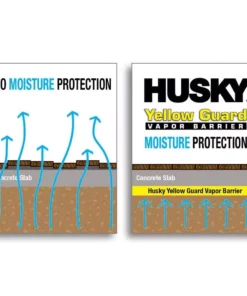 Husky 14 ft. x 140 ft. 15 mil Yellow Guard Vapor Barrier -Deals Hand Tools Zone Store yellows golds husky plastic sheeting cfyg1514 140y 44 1000