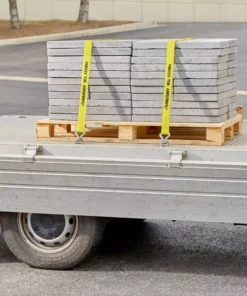 Husky 27 ft. x 2 in. Heavy-Duty Ratchet Tie-Down Strap with J Hook -Deals Hand Tools Zone Store yellows golds husky ratchet straps fh0843 77 1000