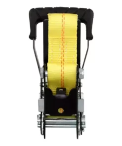 Husky 2 in. x 27 ft. Heavy-Duty Ratchet Tie-Down Strap with Flat Hooks -Deals Hand Tools Zone Store yellows golds husky ratchet straps fh0850 1d 1000